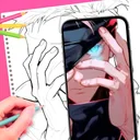 AR Drawing: Esboço e Pintura app icon