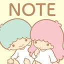 Notepad Little Twin Stars Note app icon