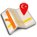 Map of Turkey offline app icon
