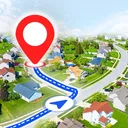 Mapas GPS: vista de satélite app icon
