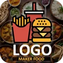 Criador de logotipo de comida app icon