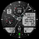 MD295 Analog watch face app icon