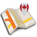 Map of Montreal offline app icon