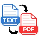 Conversor de Texto Para PDF app icon