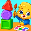Crianças Colorir: Cores Jogos app icon