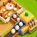 Ocioso fazenda fábrica app icon