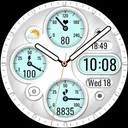 Pastel Ocean Analog Face AE07 app icon