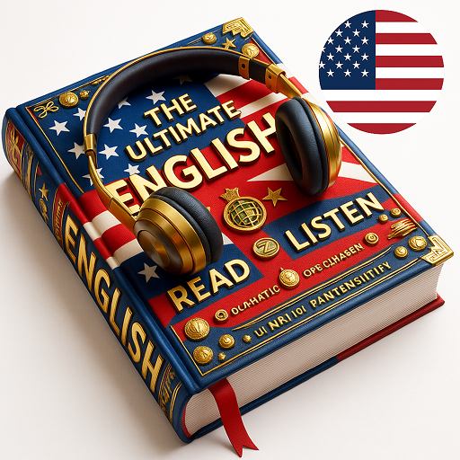Leitura, audiolivros em inglês app icon