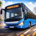 Real City Bus Driving Game 3d app icon