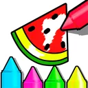 Colorir de livro jogo crianças app icon