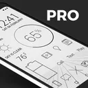 Lines Dark Pro - Icon Pack app icon