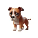 Sad Staffy Stickers app icon