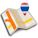 Map of Thailand offline app icon