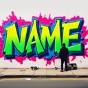 Graffiti Name Logo Maker app icon