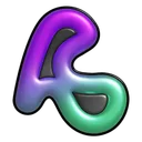 Iris Dark - 3D App Icons app icon