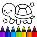 Coloring games for kids: 2-5 y app icon