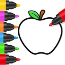Livro de colorir para crianças app icon