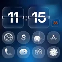 AI Launcher: Vidro Líquido app icon