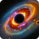 Espaço galáxia Papel de parede app icon