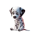 Sad Dalmation Stickers app icon