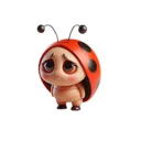 Sad Ladybug Stickers app icon