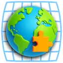 MAPAQ: Jogos Puzzle Mapa app icon