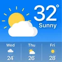 気象: の天気予報 JP icon week of 2026-08-17
