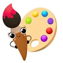 Pintar colorir crianças Jogos app icon