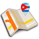 Map of Cuba offline app icon