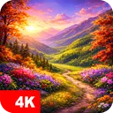 Landscape Wallpapers 4K app icon