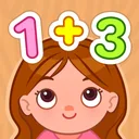Jogos educativos meninas 3+ app icon