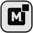 Monoic SQ Black Icon Pack app icon