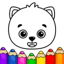 Coloring for Kids: Drawing 2-6 app icon