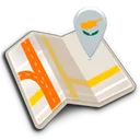 Map of Cyprus offline app icon