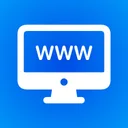 Desktop Browser • Zoomable app icon