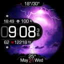 Animated Real Weather Digital app icon