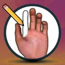 Manus - Hand reference for art app icon