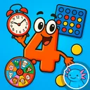 Jogos educativos crianças 4 app icon