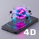 GRUBL™ 4D Live Wallpapers + AI app icon