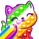 Jogos de colorir para crianças app icon