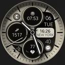 Modern Beige Analog Watch Face app icon