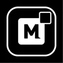 Monoic SQ White Icon Pack app icon