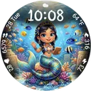Mermaid Animated Watchface app icon