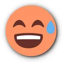 オレンジ絵文字・ステッカー app icon