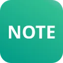 Bloco de notas app icon